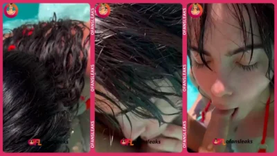 Salomelons Blowjob in Pool